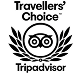 Tripadvisor Travellers Choice logo with an owl in laurel leaves, plus Travellers Choice, Tripadvisor, and Hotel Cabana text above and below.